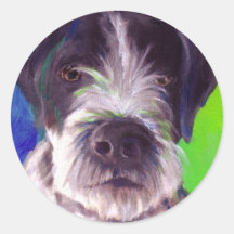 Le chiot de Maddox Autocollants