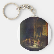 Le Christ et l'adultère par Rembrandt Porte-clefs
