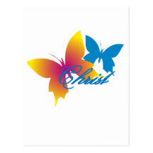 Le Christ Papillon Carte Postale