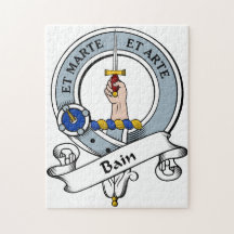 Le clan de Bain Badge Puzzles Avec Photo
