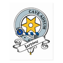 Le clan de Jardine Badge Cartes Postales