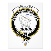 Le clan de Tennant Badge Faire-part Personnalisés