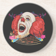 Le clown dessous de verre