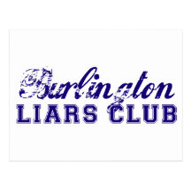 Le club des menteurs de Burlington Carte Postale