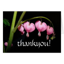 Le coeur fleurit merci la carte