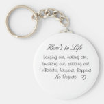 le coeur mignon de lil, voici à la vie, traînant,  porte-clefs