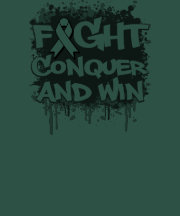 Le combat d'affection pulmonaire conquièrent et ga t-shirts