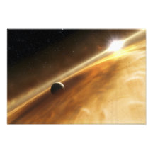 Le concept de l'artiste de l'étoile Fomalhaut Photo D’art