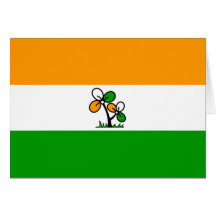 Le congrès de l'Inde Trinamool, Inde Cartes De Vœux