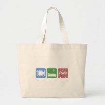 Le cool mangent le jazz de sommeil sacs en toile