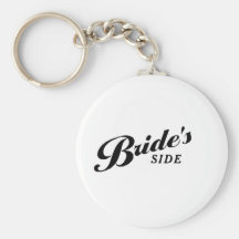 Le côté de la jeune mariée porte-clefs