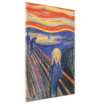 Le cri perçant Edvard Munch (pastel 1895) de haute Toiles Tendues