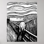 Le cri perçant par Edvard Munch Posters