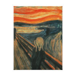 Le cri perçant par Edvard Munch Toile Tendue