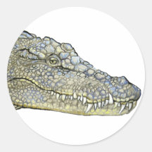 LE CROCODILE INDIGÈNE AUTOCOLLANT