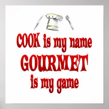 Le cuisinier est mon nom posters