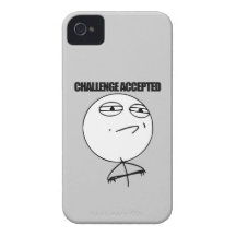 Le défi a accepté le cas de l'iPhone 4 Coque iPhone 4