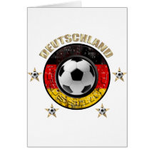 Le Deutschland 4 champions 2010 du monde d'étoile Carte De Vœux