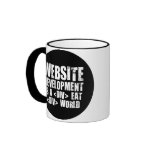 Le développement de site Web est un choix concurre Tasse À Café