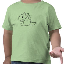 Le dinosaure de bébé badine le T-shirt