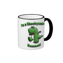 Le dinosaure mignon est un Cheekysaurus Mugs À Café