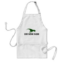 Le dinosaure Rawr de l'OM Nom Nom a faim Tablier