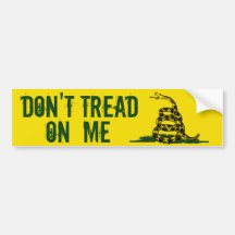 Le drapeau de Gadsden ne marchent pas sur moi Autocollants Pour Voiture