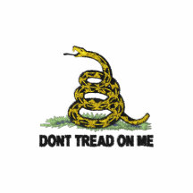 Le drapeau de Gadsden ne marchent pas sur moi Polos