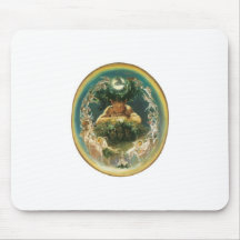 Le faune et fées Mousepad Tapis De Souris