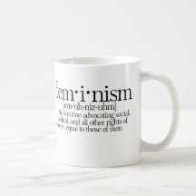 Le féminisme défini tasse
