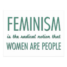 Le féminisme : La notion radicale que les femmes s Cartes Postales