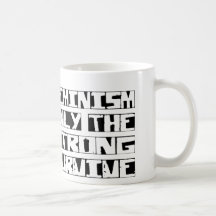 Le féminisme survivent tasses