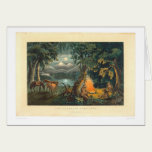 Le feu de camp 1866 (1779A) du trappeur cartes