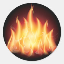 Le feu de flamme de feu de camp adhésif