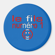 Le fils Numéro 1 - numéro 1 Canadien de fils Aimant Pour Réfrigérateur