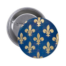 Le fleur-de-lis ou le fleur-De-lys Badges Avec Agrafe