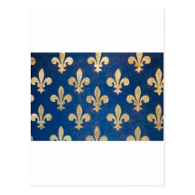 Le fleur-de-lis ou le fleur-De-lys Carte Postale