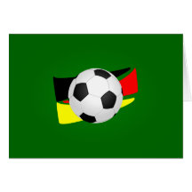 Le football Allemagne des Allemagnes soccer Cartes De Vœux