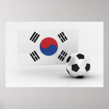 Le football de la Corée du Sud Affiches