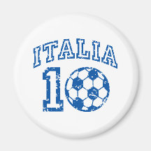 Le football de l'Italie Magnets