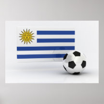 Le football de l'Uruguay Poster