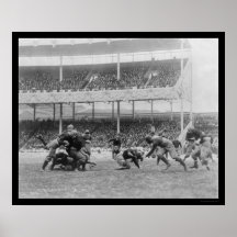 Le football de marine aux au sol de polo, NY 1916 Posters