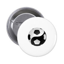 Le football de Yin Yang Badge