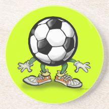 Le football dessous de verres