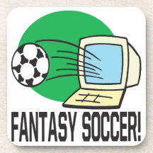 Le football d'imaginaire dessous-de-verre