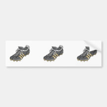 le football folâtre le crampon autocollants pour voiture
