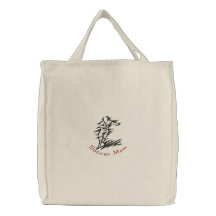 Le football Fourre-tout brodé par maman Sac Fourre-tout Brodé