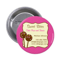Le gâteau saute le bouton de boulangerie badge