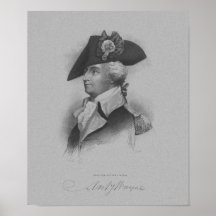 Le Général Anthony Wayne -- Révolution américaine Posters