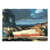 Le grand doris, George Bellows 1913 Faire-part Personnalisé